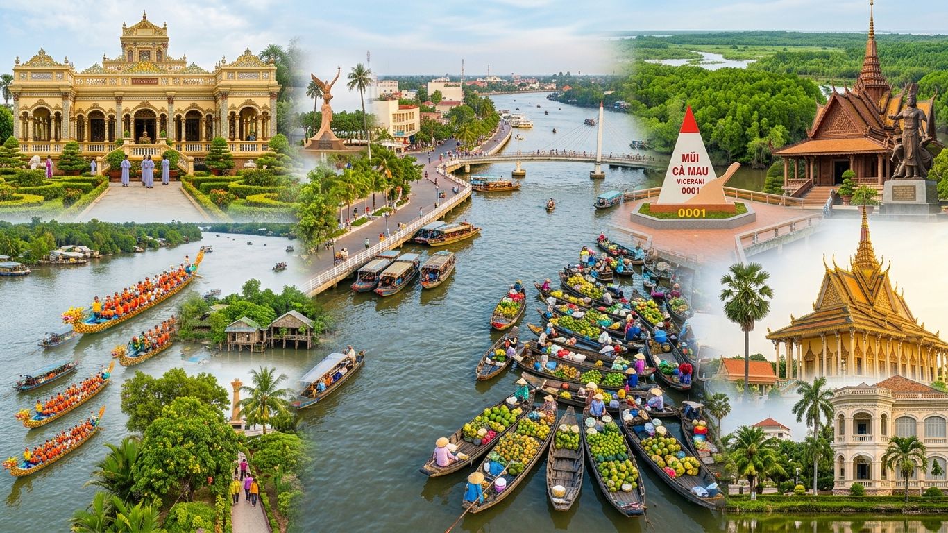 MỸ THO - CẦN THƠ - SÓC TRĂNG - BẠC LIÊU - CÀ MAU