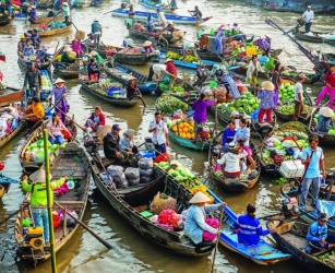 CẦN THƠ - CHỢ NỔI CÁI RĂNG - CỒN SƠN